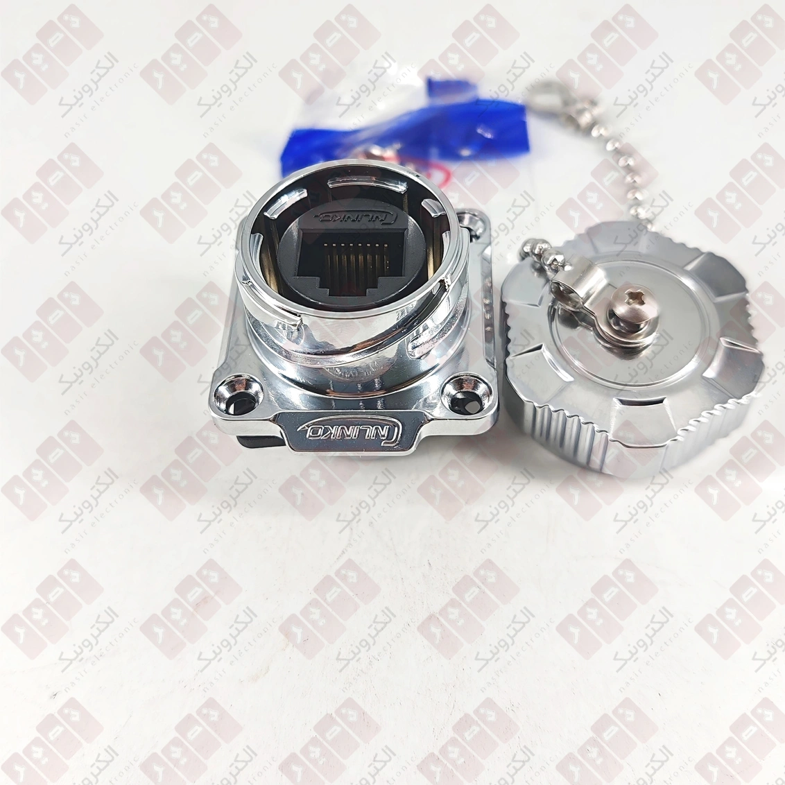 کانکتور شبکه فلزی فلنچ RJ45 مدل DH-24-J/RJ45/213/SX-43-408 برند CNLinko | سوکت صنعتی ضد آب IP67 کانکتور شبکه فلزی فلنچ RJ45 CNLinko مدل DH-24-J/RJ45/213/SX-43-408 مناسب تجهیزات صنعتی