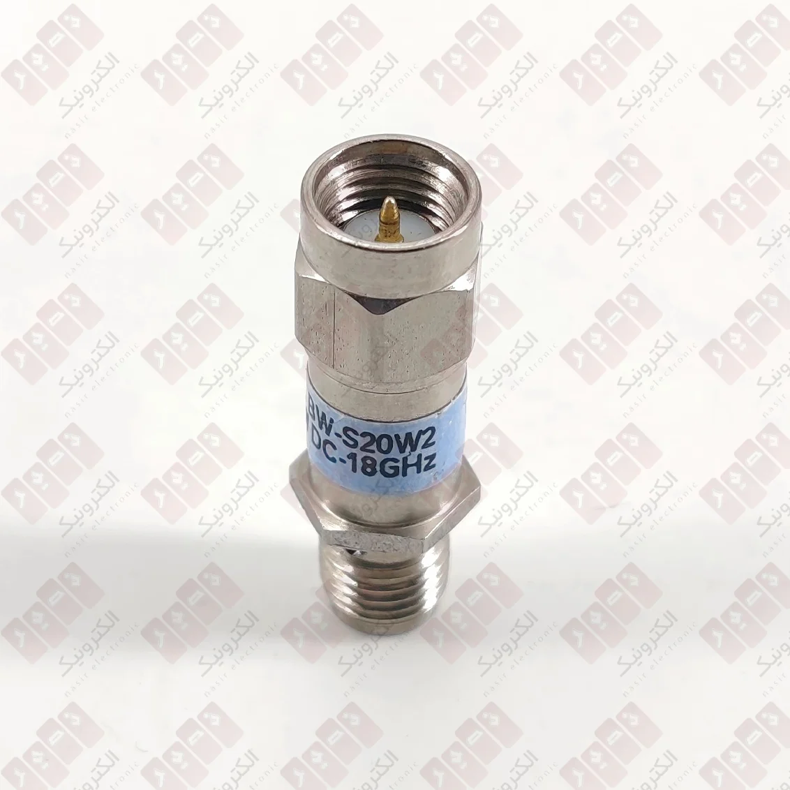 اتنیتور 20dB وات2 18GHz دو سر SMA اتنیتور 20dB وات2 با فرکانس 18GHz و کانکتور دو سر SMA
